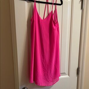 Lush Pink Mini Dress